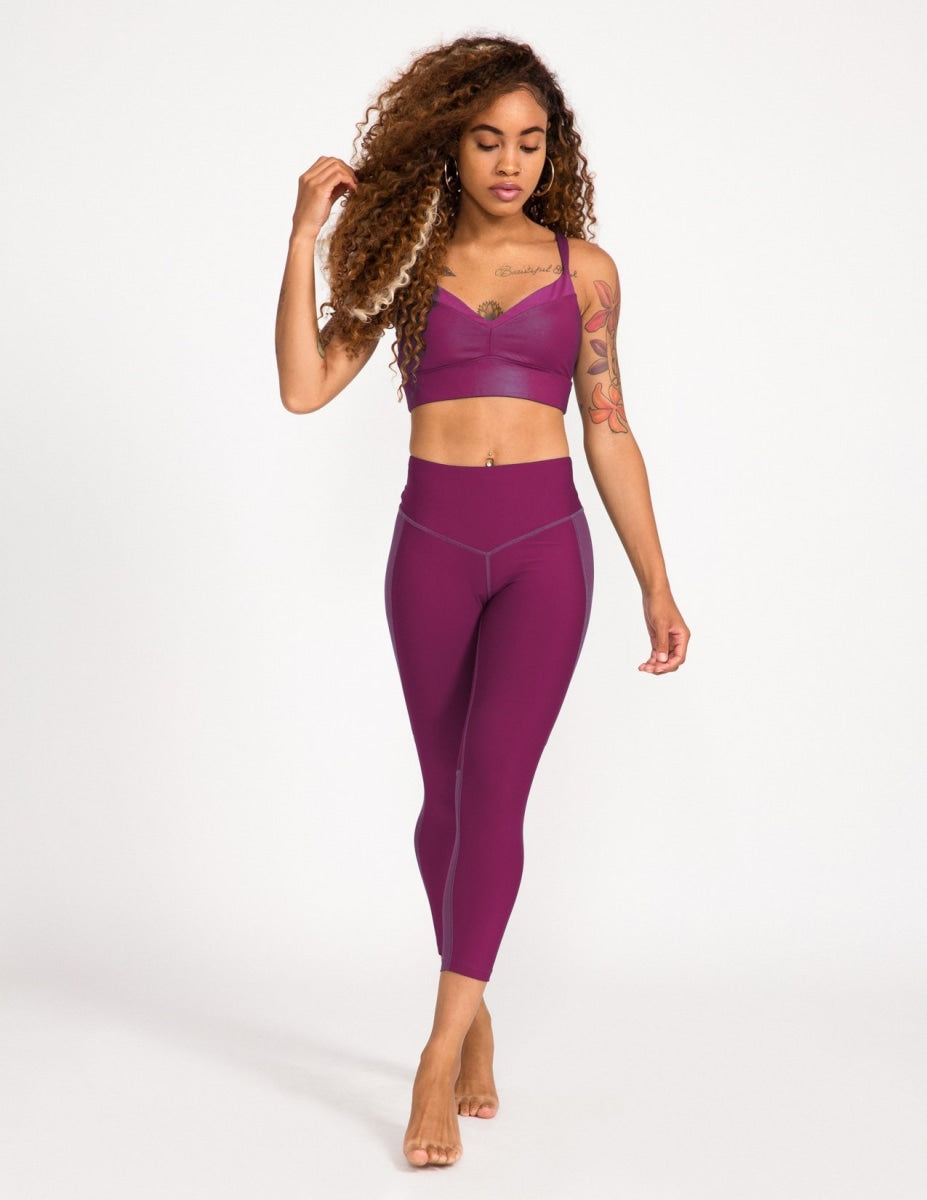 Dark purple yoga clothes – Breath of Fire Eco & Yoga Fashion