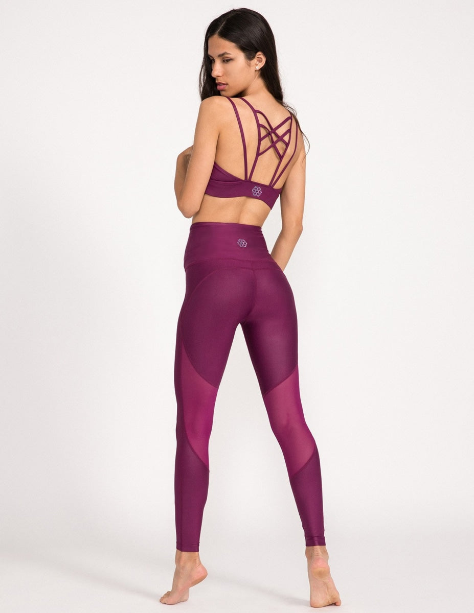 Surrender High Waist Legging - Jasper Eco Space Dye - DEVALA