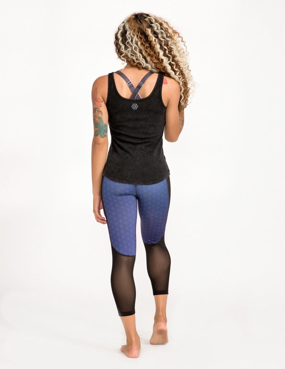 Bff Rib Tank Vintage Wash - Obsidian - Tanks