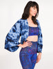 Flow Crop Kimono - Cosmos Crystal Wash - Shirts