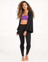 Flow Crop Kimono - Obsidian - Shirts