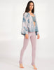 Flow Crop Kimono - Stormy Crystal Wash - Shirts