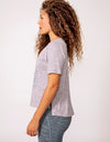 Freedom Tee - Driftwood Merkaba Sun Print - Tops