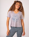 Freedom Tee - Driftwood Merkaba Sun Print - Tops