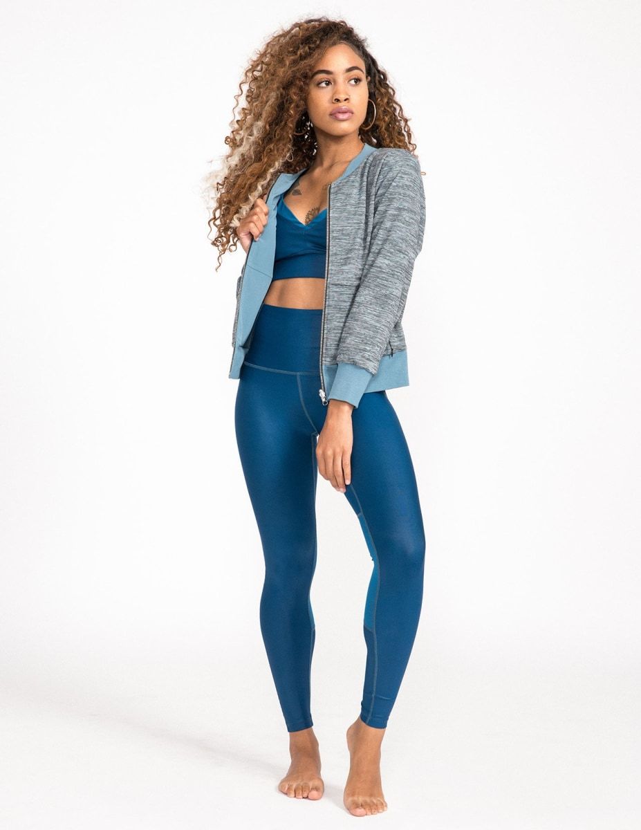 Alchemy Bomber Jacket - Aquamarine / Sea Mist (Reversible) - Jackets