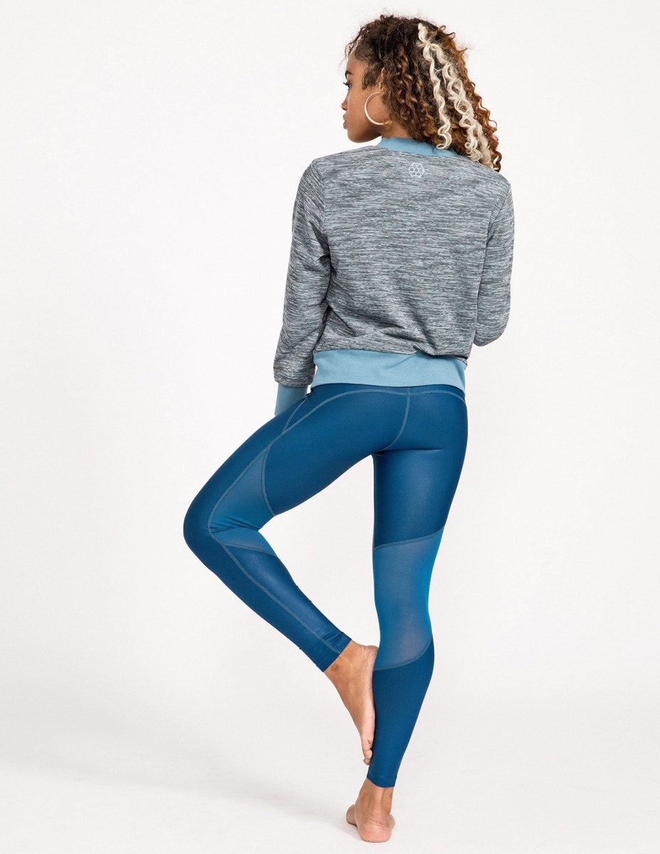 Alchemy Bomber Jacket - Aquamarine / Sea Mist (Reversible) - Jackets