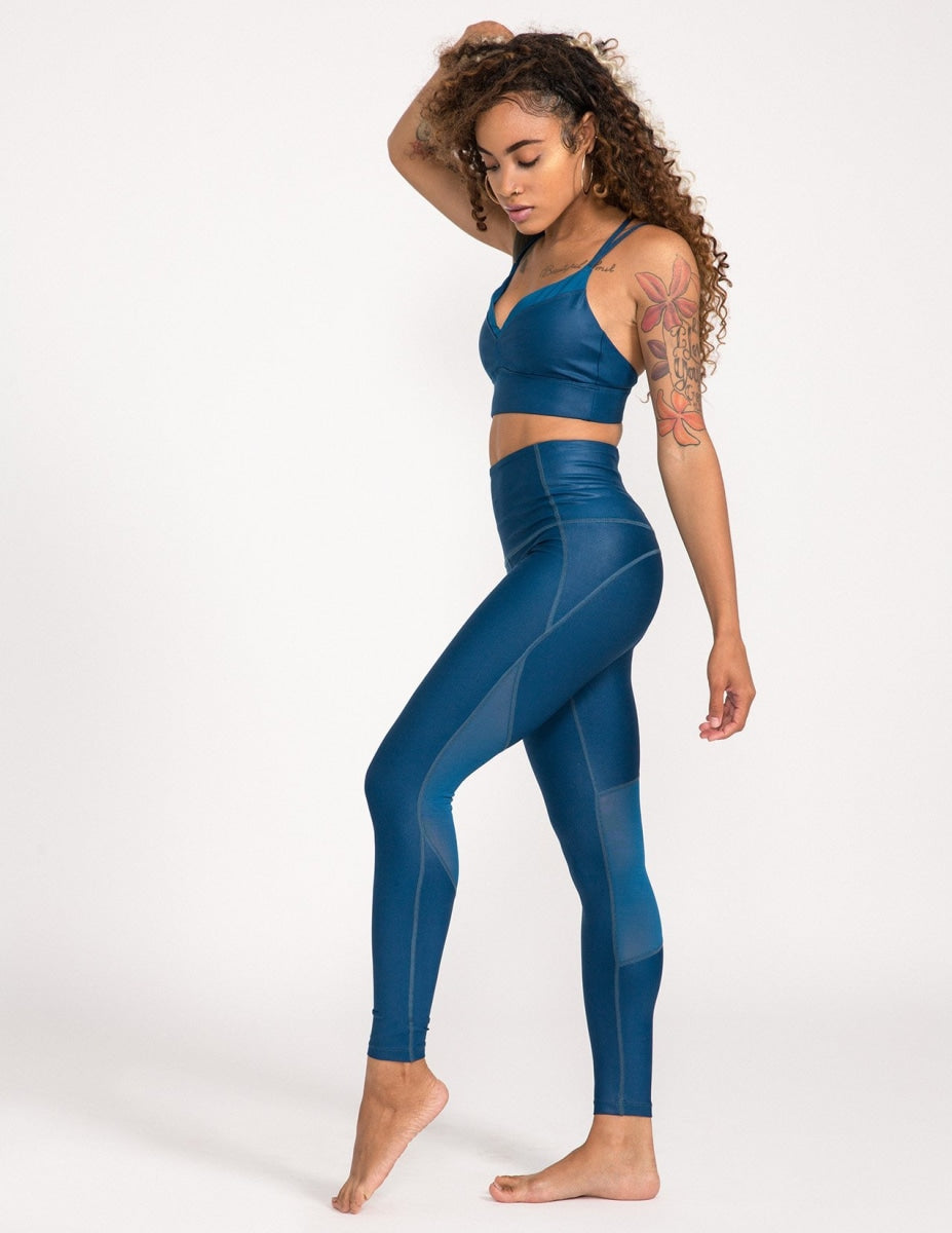 Alchemy High Waist Legging - Poseidon - Leggings