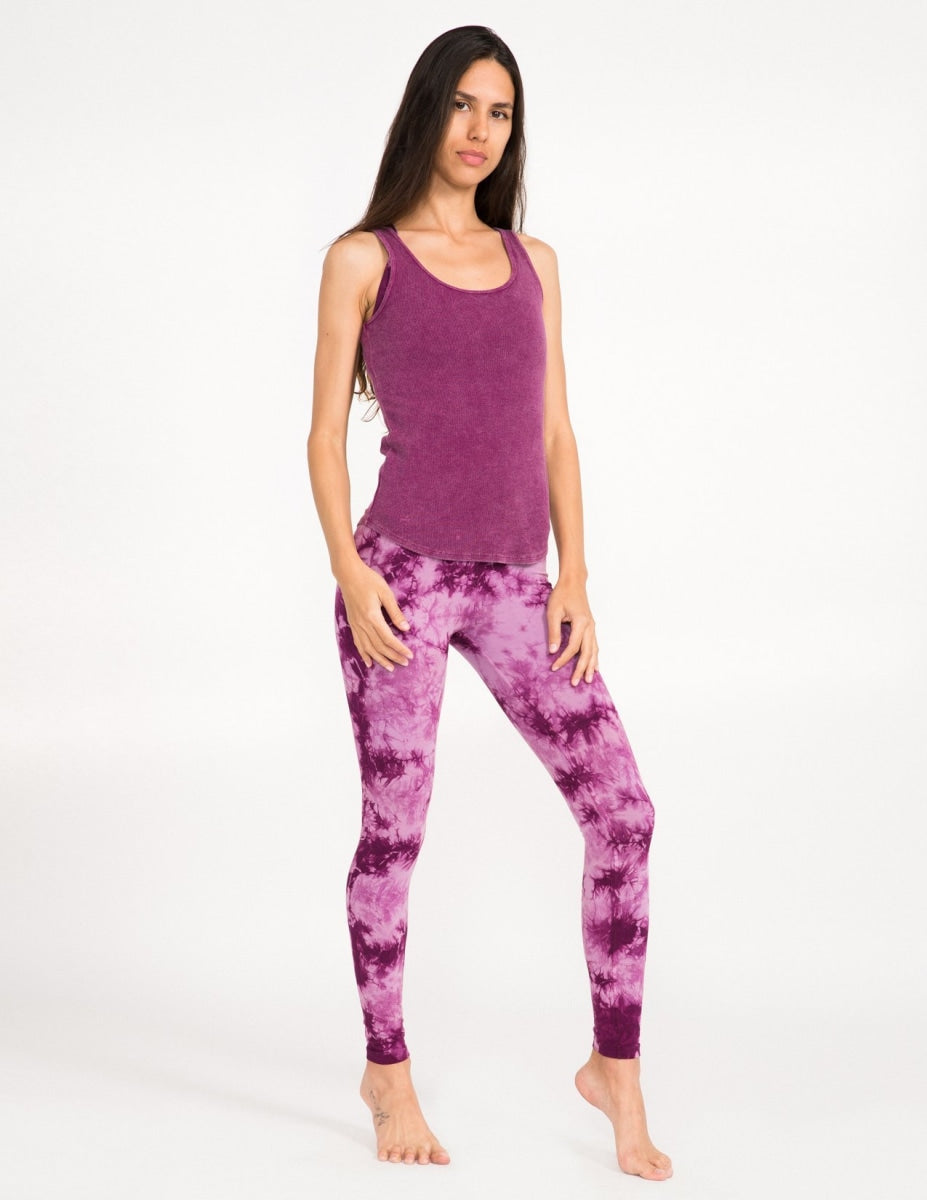 Bff Rib Tank Vintage Wash - Mystic Purple - Tanks