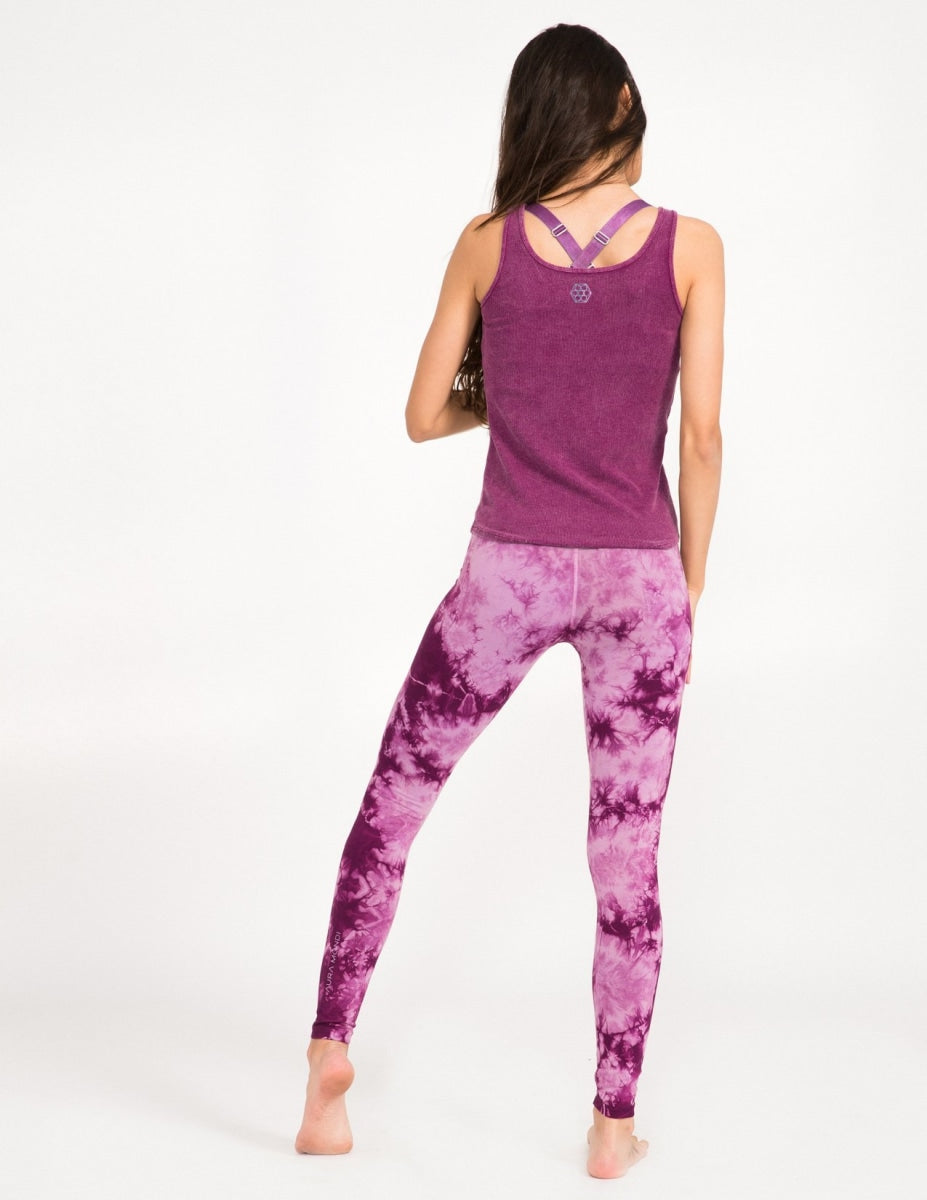 Bff Rib Tank Vintage Wash - Mystic Purple - Tanks