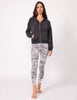 Crop Boyfriend Hoodie Vintage Wash - Obsidian - Jackets