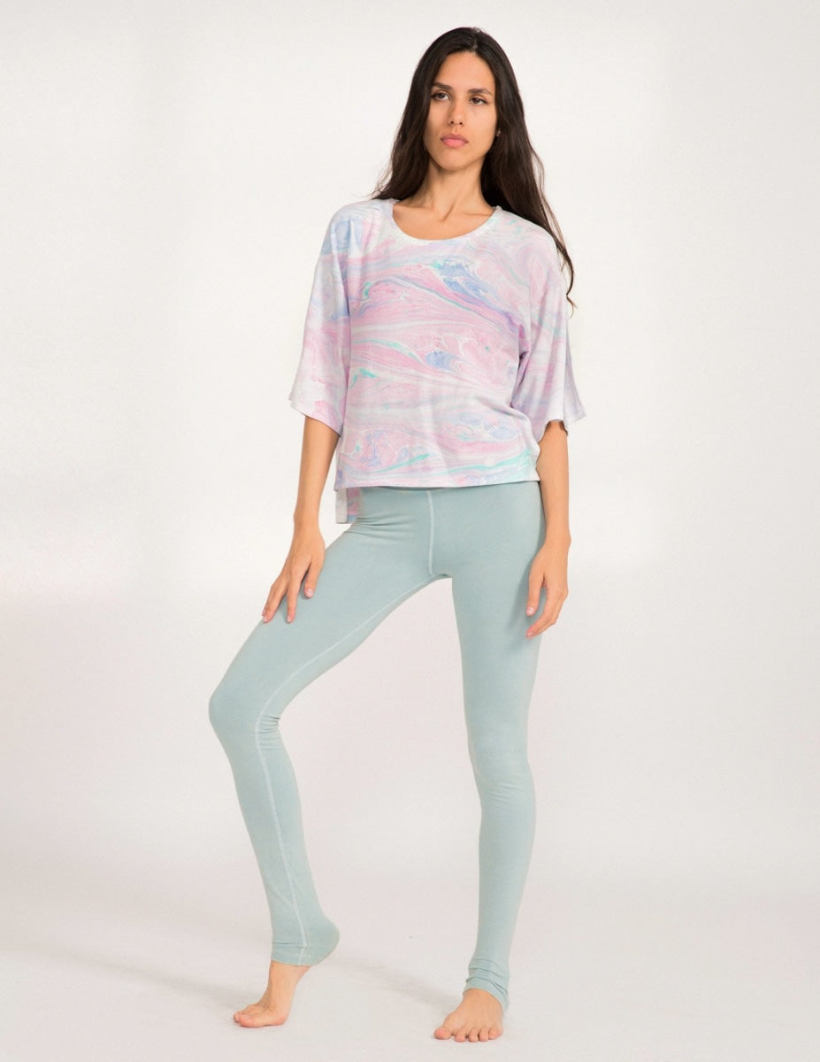 Flow Tee - Unicorn Marble - Tops