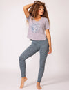 Freedom Tee - Driftwood Merkaba Sun Print - Tops