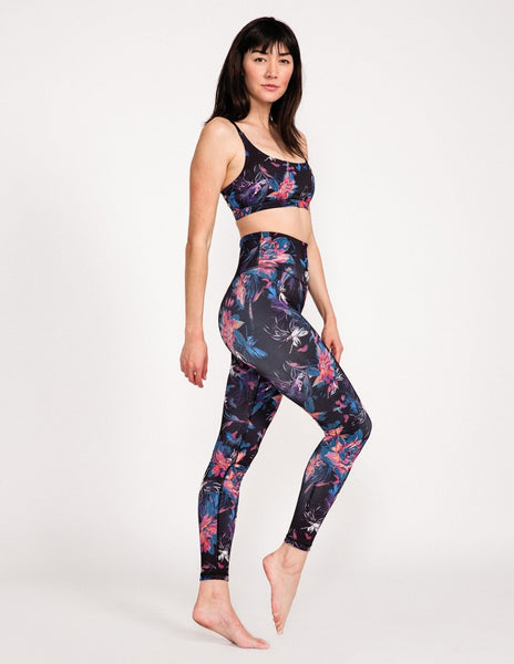 imagine high waist legging reversible enchanted garden obsidian color frequency mystic purple inner sky midnight leggings devala clothing tights 790 grande