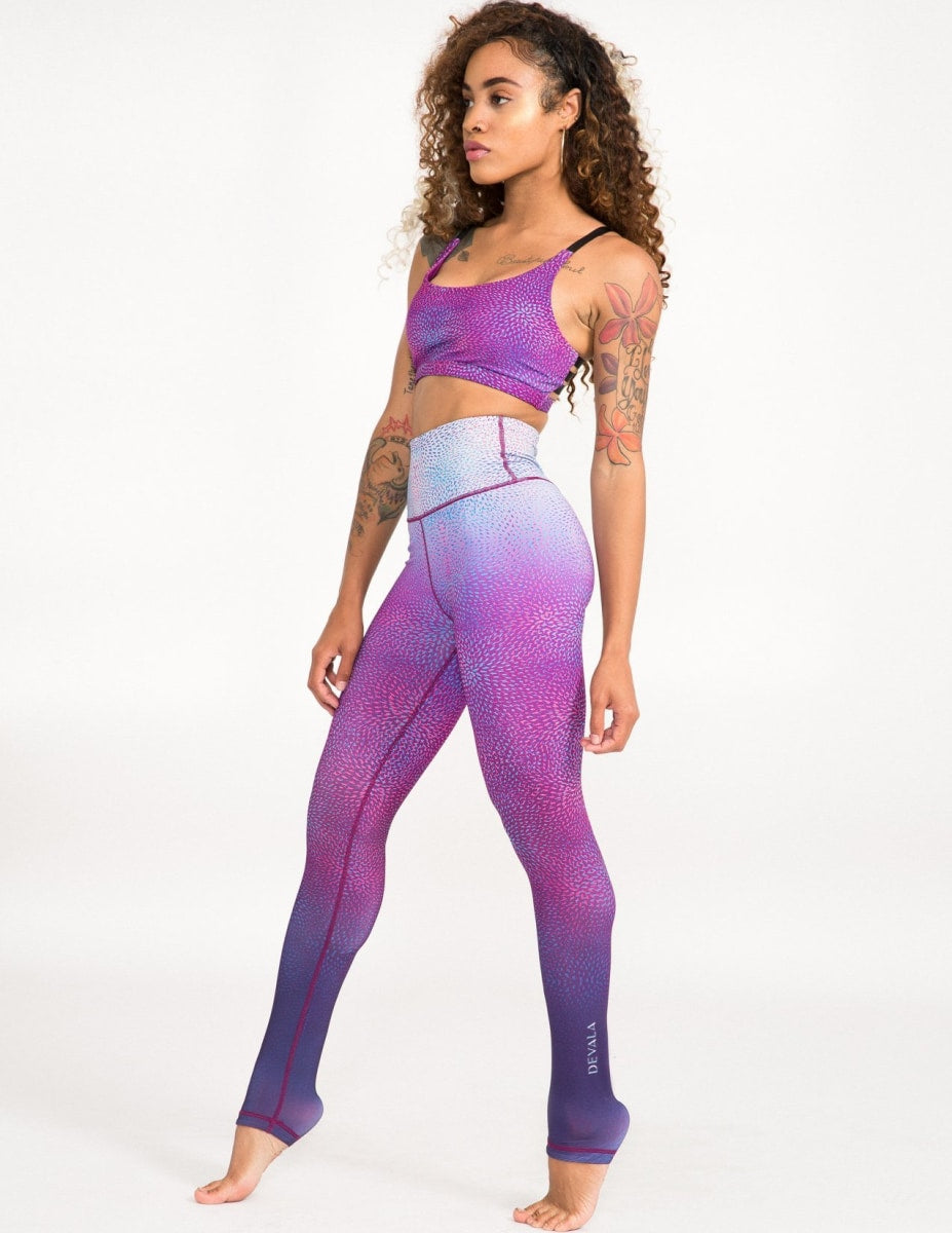 Imagine High Waist Legging Reversible - Frequency Mystic Purple - Leggings