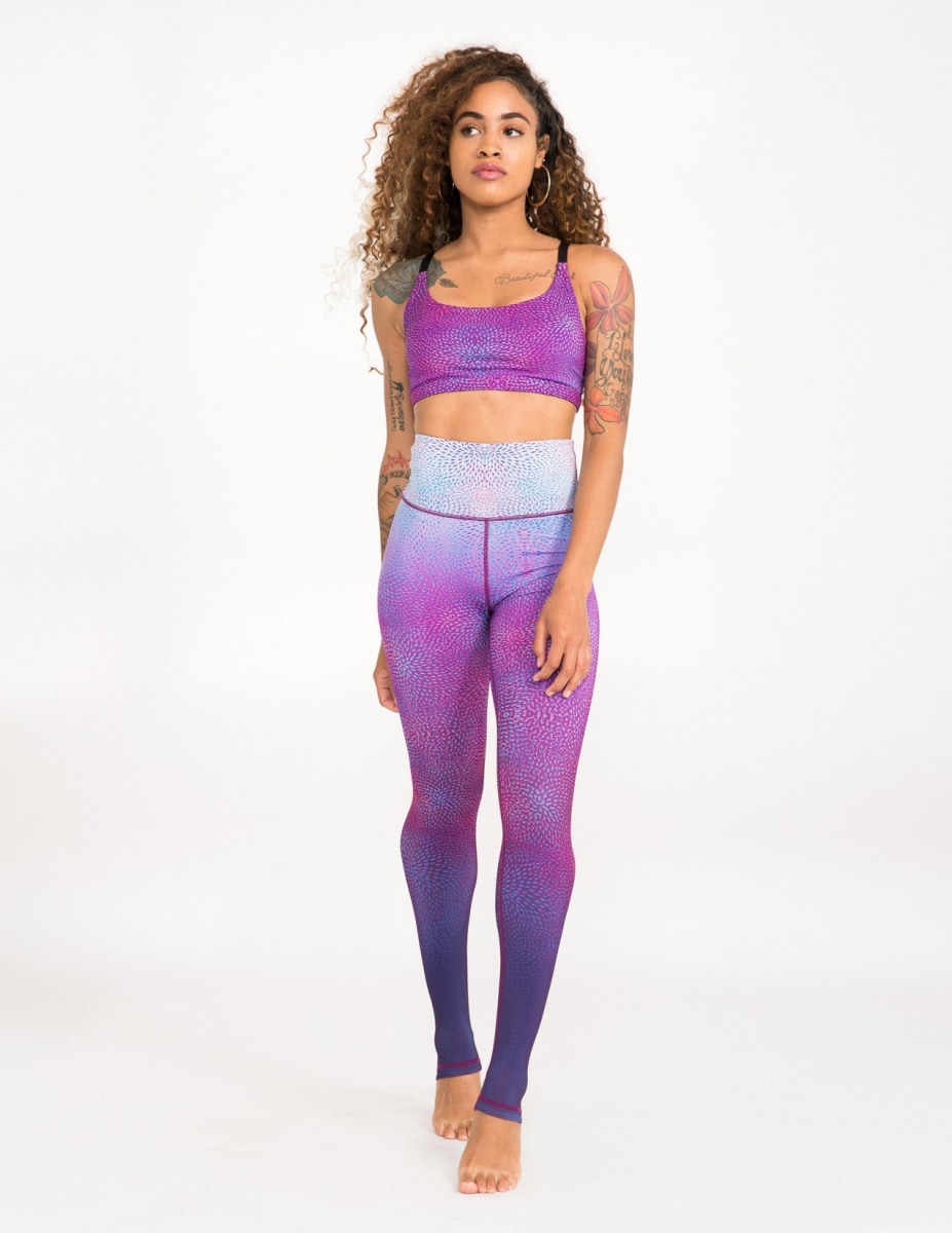 Imagine High Waist Legging Reversible - Frequency Mystic Purple - Leggings