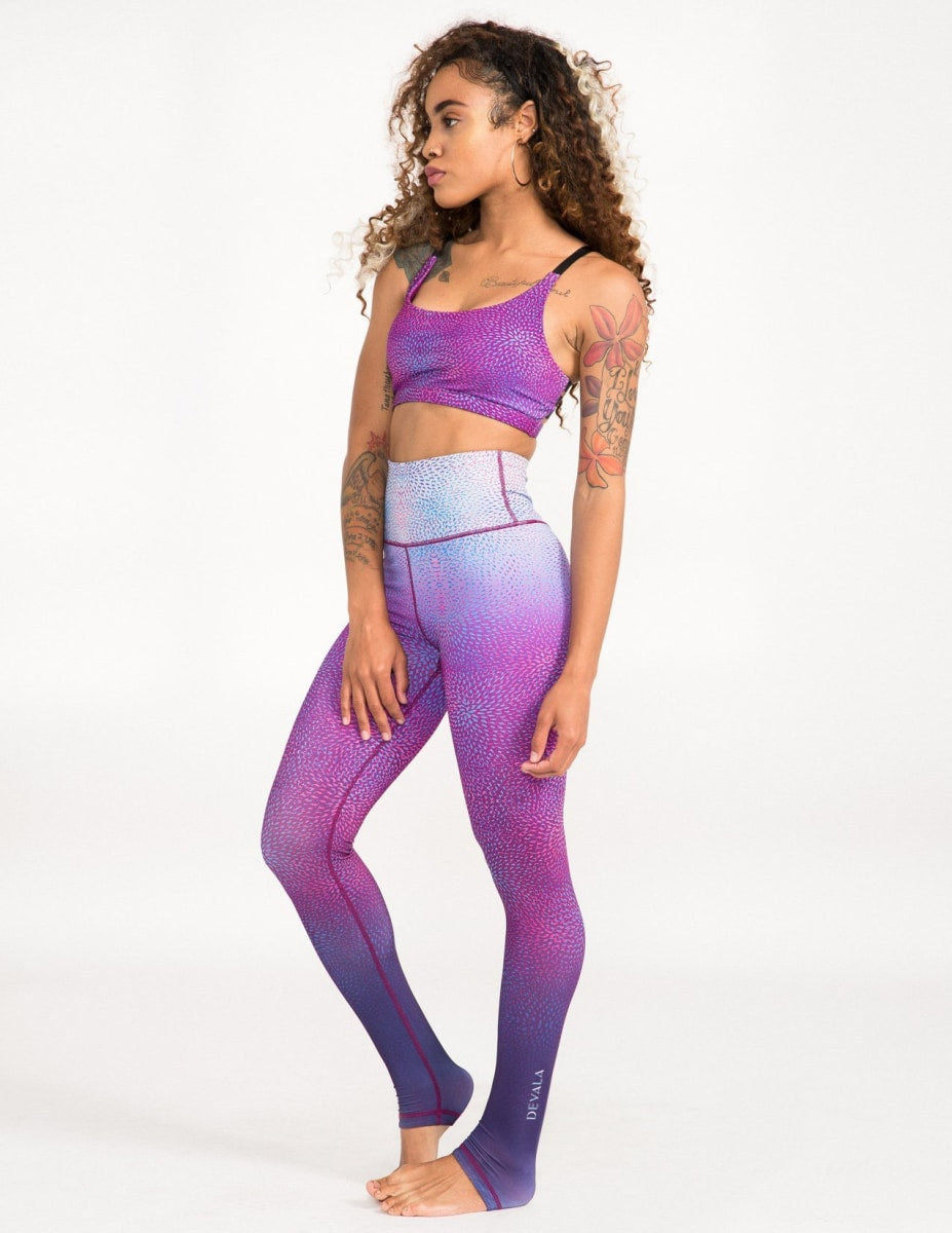Imagine High Waist Legging Reversible - Frequency Mystic Purple - Leggings