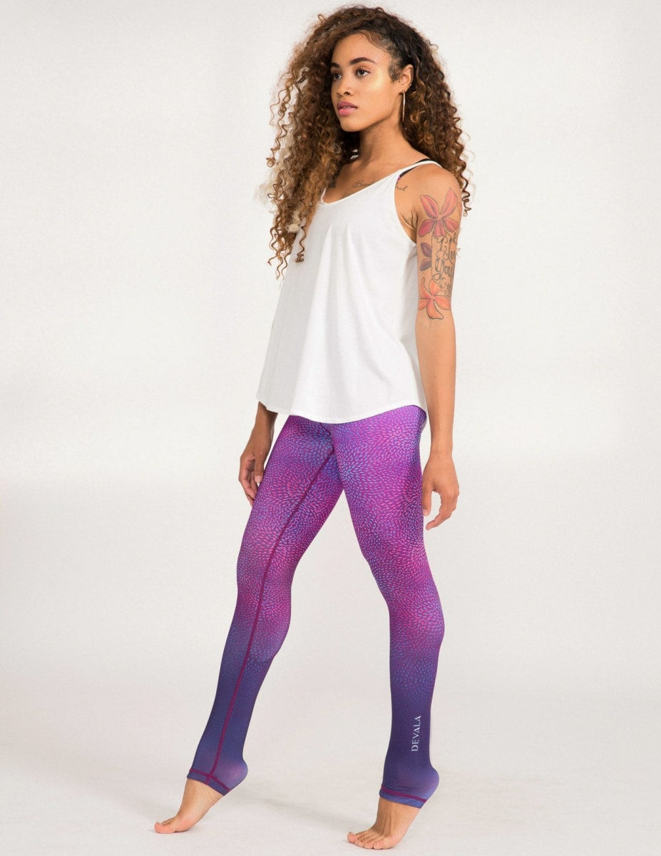 Imagine High Waist Legging Reversible - Frequency Mystic Purple - Leggings