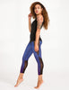 Kali 3/4 Legging - Flower of Life Ombre - Obsidian - Leggings