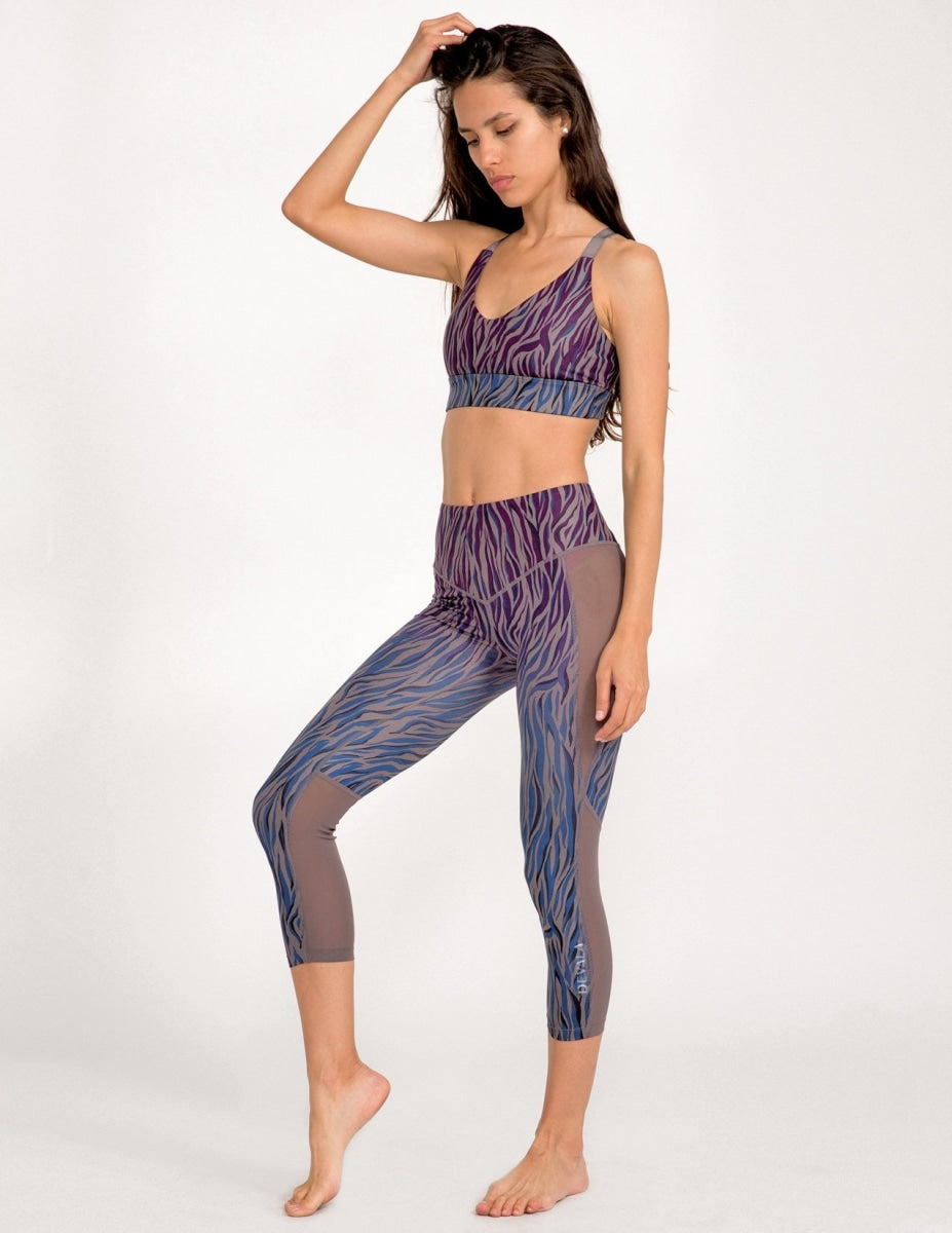 Kali 3/4 Legging - Sacred Fire Ombre - Wolf - Leggings