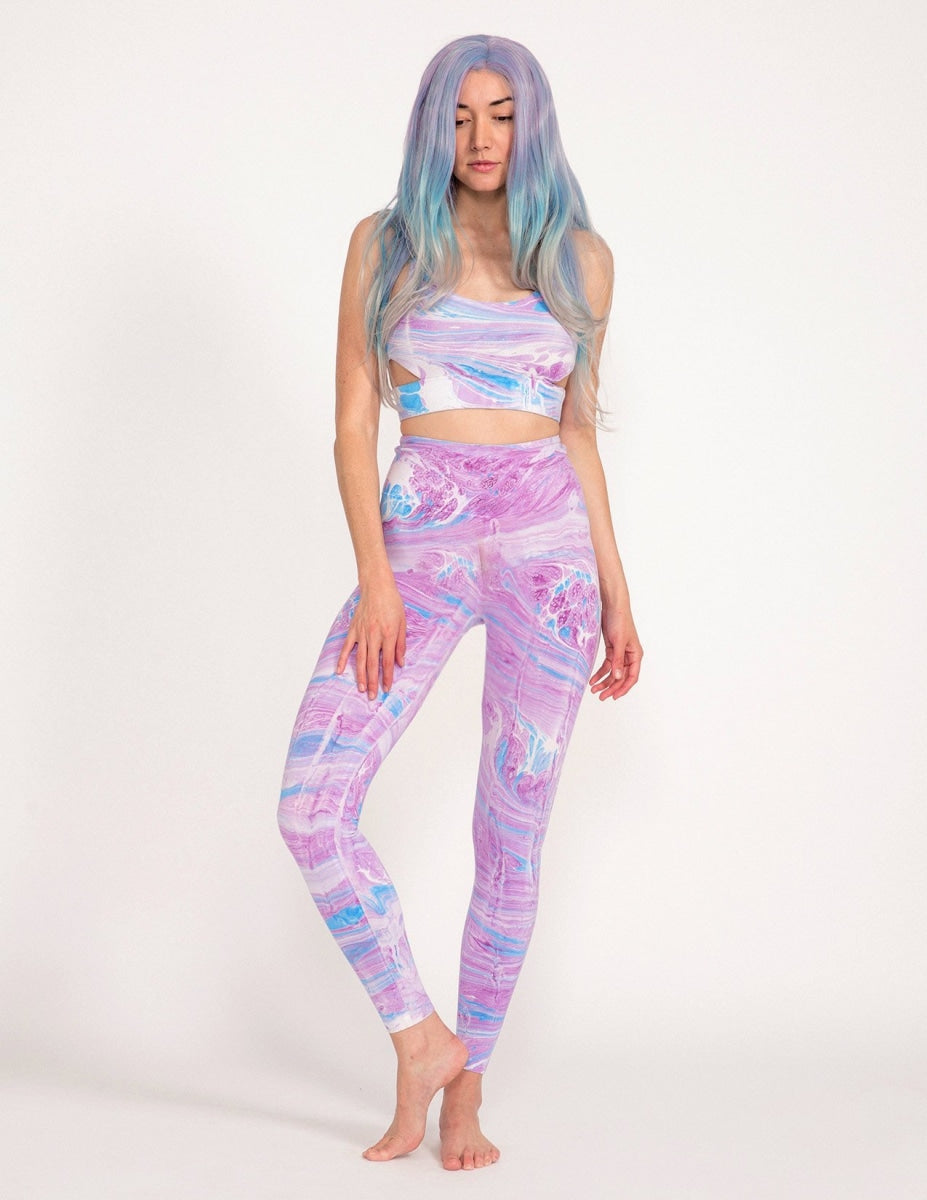 Naked High Waist Legging - Mystic Marble - Leggings