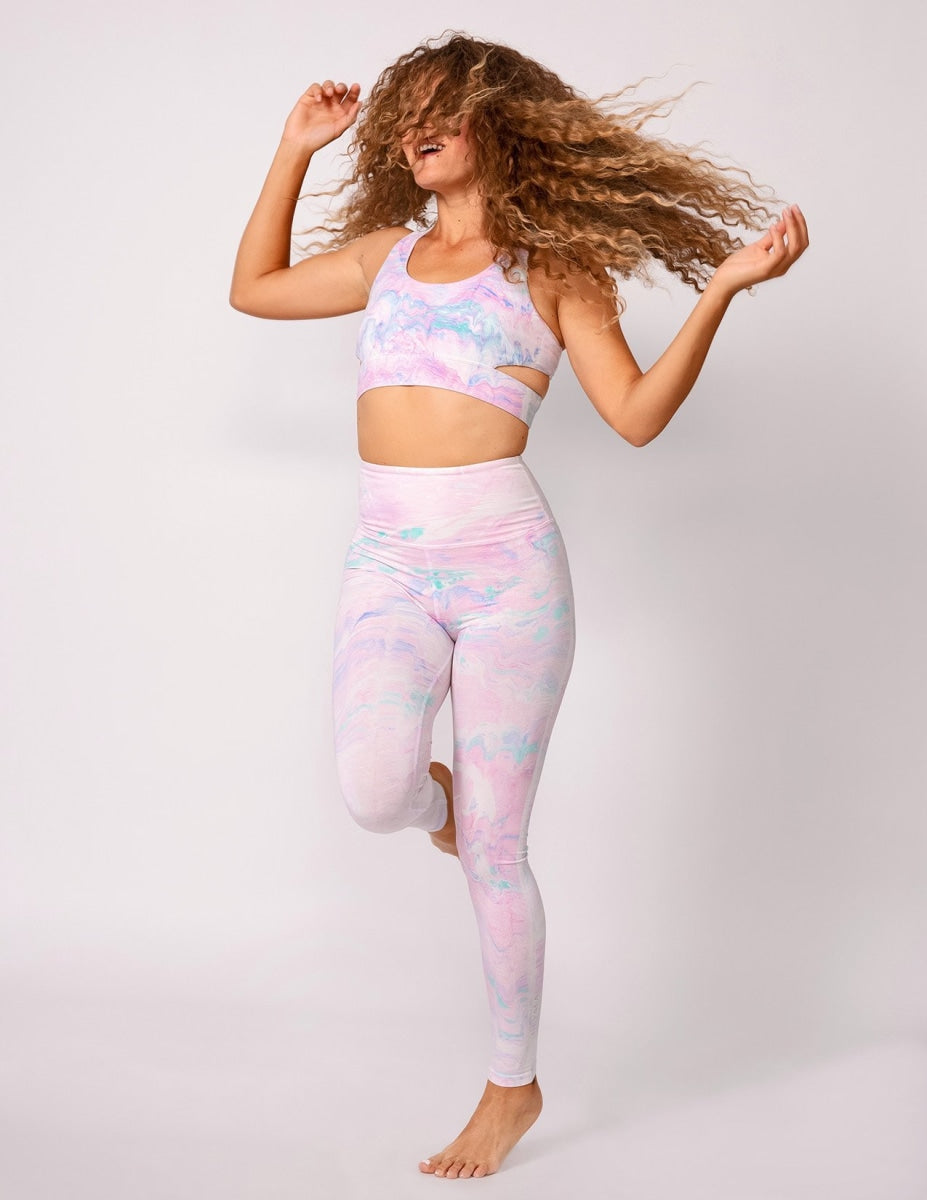 Naked High Waist Legging Unicorn Marble DEVALA
