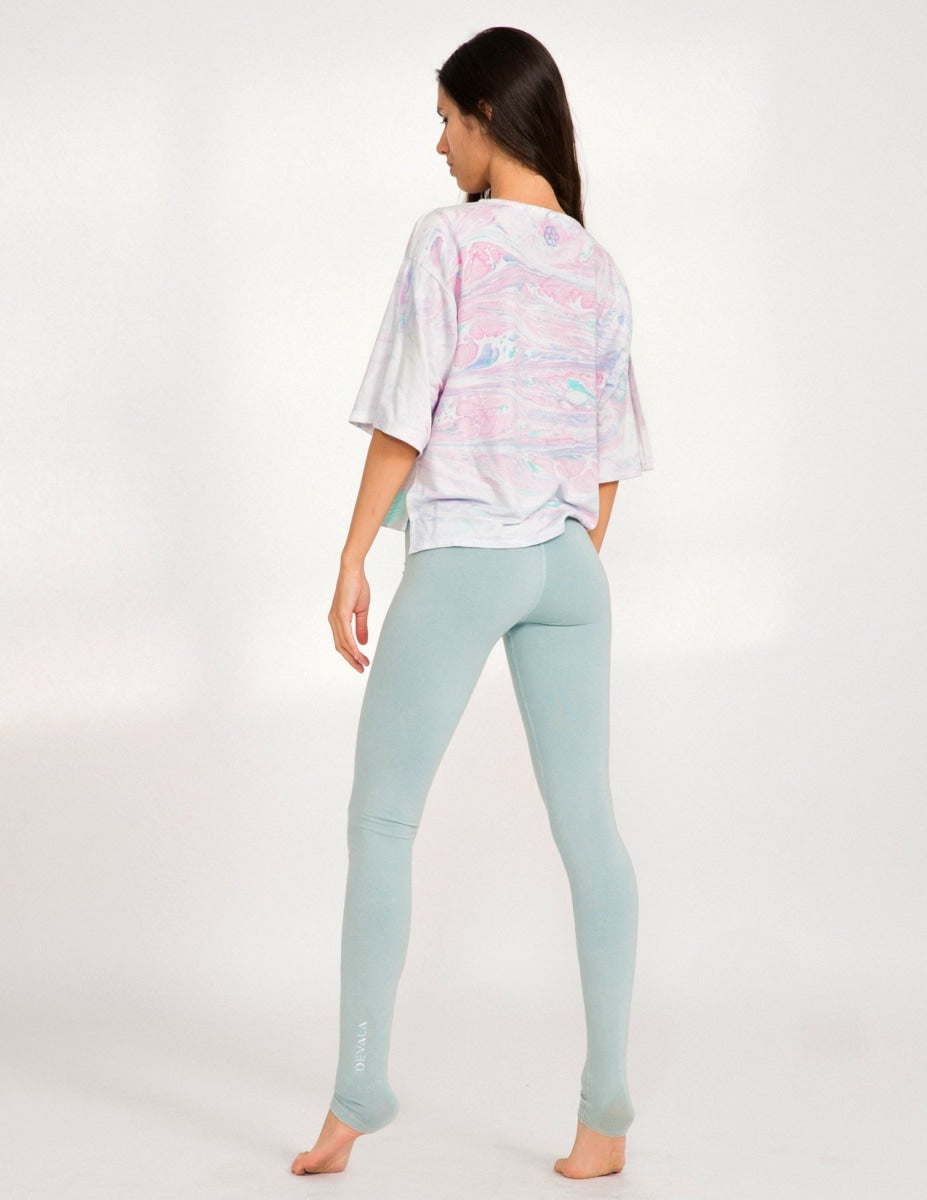 Naked High Waist Long Legging Vintage Wash - Agave - Leggings