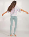 Naked High Waist Long Legging Vintage Wash - Agave - Leggings