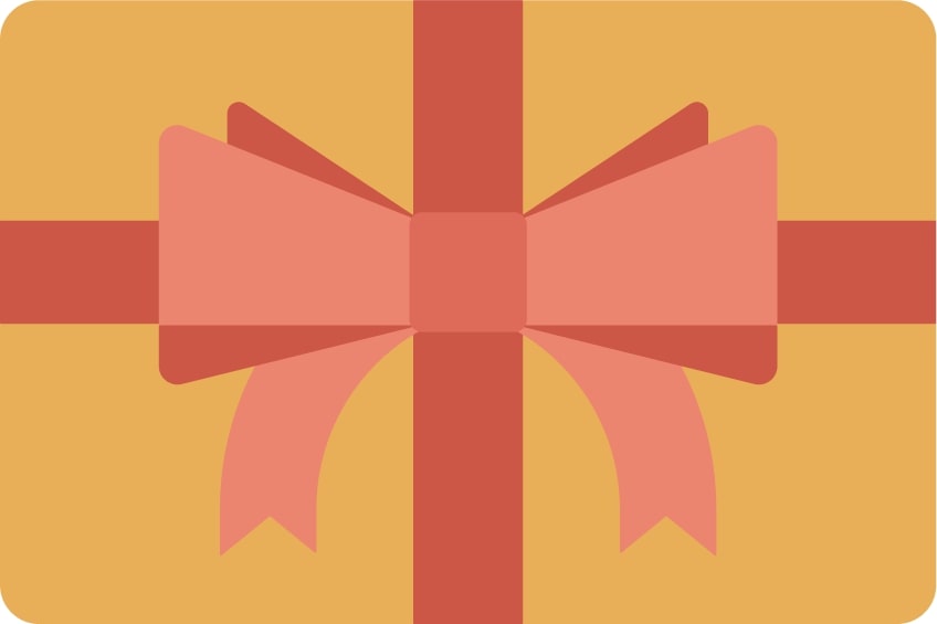 Here's your gift card!